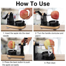 Pelador de patatas y manzana, cortador, rebanador, máquina peladora de frutas,