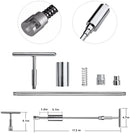 Car Dent Puller Repair Kit Slide Reverse Hammer 20+ Suction Cup Auto Body Paintless T-Bar Dent Puller Extractor Tool Hail Damage