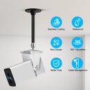 ThundeaL Soporte de proyector de techo de metal para montaje en pared Rosca de 6 mm 21 cm Proyector universal firme Kit de montaje de suspensión de soporte 1/4