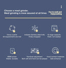 Electric Meat Grinder Chopper Stainless Steel Kitchen Machines Vegetable Crusher Slicer Machine Household Mixer Food Processors