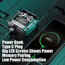 Wireless Headset Noise Reduction HQ High Quality TWS Earphone M25 In-ear Type-C LED Display Recharge Earphone Headphone With Mic