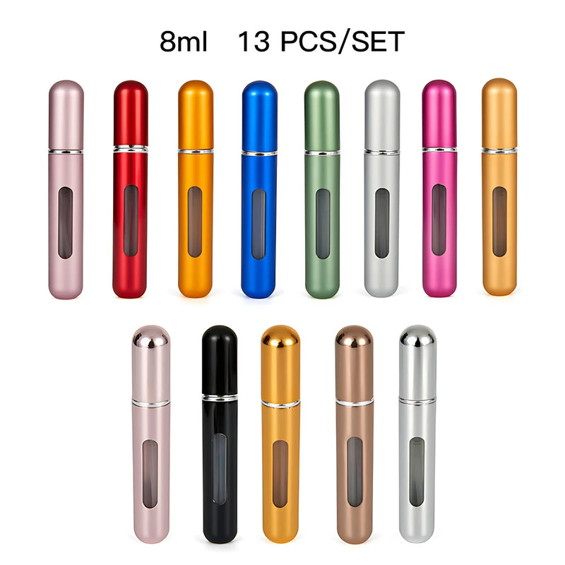 Perfume Bottle Portable Refillable Perfume Bottle with Spray Cosmetic Containers Atomizer for Travel Random Color Wholesale