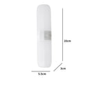 Pasta de dientes portátil, funda protectora para cepillo de dientes, caja de almacenamiento para viaje y Camping, protege la pasta de dientes de la suciedad y los daños