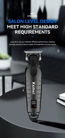 Kemei KM-2293 Salon Level Powder Metallurgical Blade Electric Scissors Hair Clipper 1200 mAh Lithium Battery Hair Trimmers