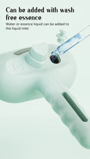 Peine de vapor para perros, cepillo de masaje para mascotas, carga USB, cabeza redonda segura, pulverizador de dientes suaves, peine de depilación Universal para gatos y perros