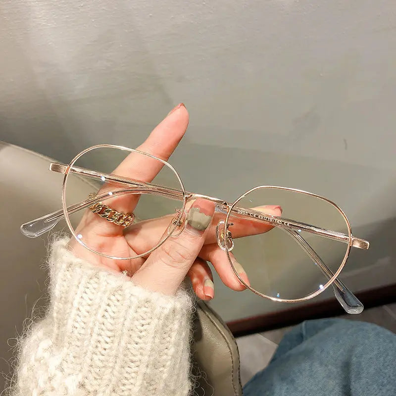 Gafas para miopía de lujo, gafas clásicas Vintage antiluz azul, gafas con diop