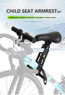 Bicycle Universal Adjustable Baby Seat Child Saddle Front Frame Safety Handlebar Quick Release Outdoor Parent-child with Pedals