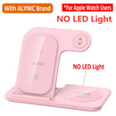 Cargador inalámbrico 3 en 1 para iPhone 15 14 13 12 Samsung S23 S22 Galaxy Watc