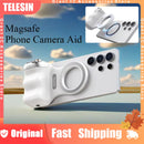 TELESIN-empuñadura magnética para cámara de teléfono, mango remoto con obturador Bluetooth para iPhone 16 15 14 HUAWEI VIVO Vlog Selfie