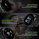 Reloj inteligente D18 para hombre y mujer, pulsera Digital resistente al agua co