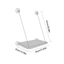 Ultra-Soft Cat Window Hammock Bed - Cozy Cloud-Like Perch for Feline Naptime - Securely Mounted, Perfect Space-Saving