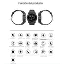 Y56 reloj inteligente con Bluetooth para hombre y mujer, pulsera táctil redonda