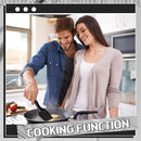 Espátula con agarre 2 en 1, abrazadera para huevos, panqueques, pescado, tostada francesa, tortilla, antiadherente, herramienta de cocina para el hogar