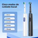 Electric Toothbrush Adult Rotation Clean Teeth Charging Soft Hair Tooth Brush 3D Whiten Teeth Oral Care Brush With 4 Brush Heads