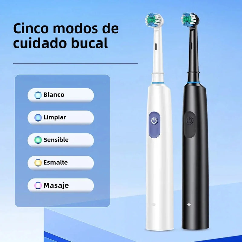 Electric Toothbrush Adult Rotation Clean Teeth Charging Soft Hair Tooth Brush 3D Whiten Teeth Oral Care Brush With 4 Brush Heads
