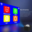 Mini Projector 1080P Mobile Video Home Cinema Wifi Smart Portable Projectors Wireless Same Screen Projector for Iphone Android