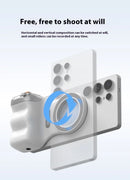 TELESIN-empuñadura magnética para cámara de teléfono, mango remoto con obturador Bluetooth para iPhone 16 15 14 HUAWEI VIVO Vlog Selfie