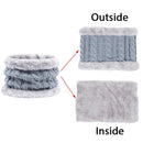 Baby Winter Hat Scarf Gloves Set Knitted Fur Ball Kids Beanie Baby Cap for Girls Boys Accessories Infant Bonnet Toddler Hat 1-5Y