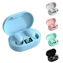 E6S Wireless Earbuds Noise Canceling Waterproof Ear Buds in-Ear Stereo Headphones with LED Display Charging Case