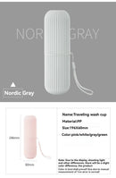 Pasta de dientes portátil, funda protectora para cepillo de dientes, caja de almacenamiento para viaje y Camping, protege la pasta de dientes de la suciedad y los daños