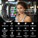 Reloj inteligente deportivo para hombre y mujer, pulsera con pantalla táctil co