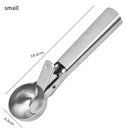 Multifunctional Ice Cream Scoops Stainless Steel Dual-Purpose Scoop Fruit Watermelon Spoon Ball Scoop Household Ice Cream Tools