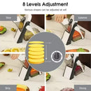 Ralladores rotativos manuales, herramientas de cocina, cortador de verduras, cortador de verduras multifuncional para frutas, patatas, pepinos, zanahorias