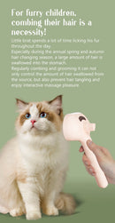 Peine de vapor para perros, cepillo de masaje para mascotas, carga USB, cabeza redonda segura, pulverizador de dientes suaves, peine de depilación Universal para gatos y perros