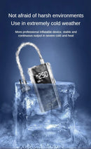 EAFC-bomba de aire inalámbrica para coche, compresor de aire portátil para coche, motocicleta, bicicleta, Inflador de neumáticos eléctrico con pantalla Digital LCD