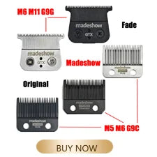 Compatible with BabylissPRO 707Z JUCAI F7878 Professional Barber Trim Barber Shop LENCE Replacement Carbon Steel Bit DLC Blade