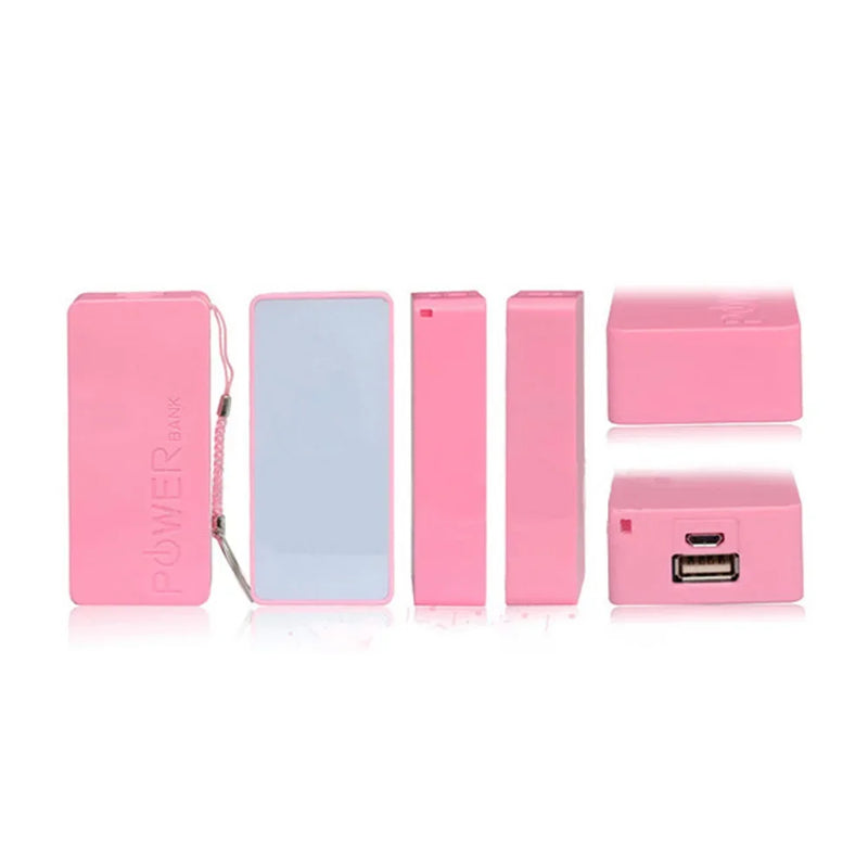 DIY Power Bank Box 5V 1A Portable 18650x2 USB Battery Charger Case Mini Kit Storage For Mobile Phone MP3 Electronic Charging