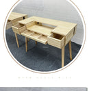 Japanese Solid Wood Nail Tables Professional Manicure Table Beauty Salon table with drawer Vacuum Cleaner Double Manicure Desk Y