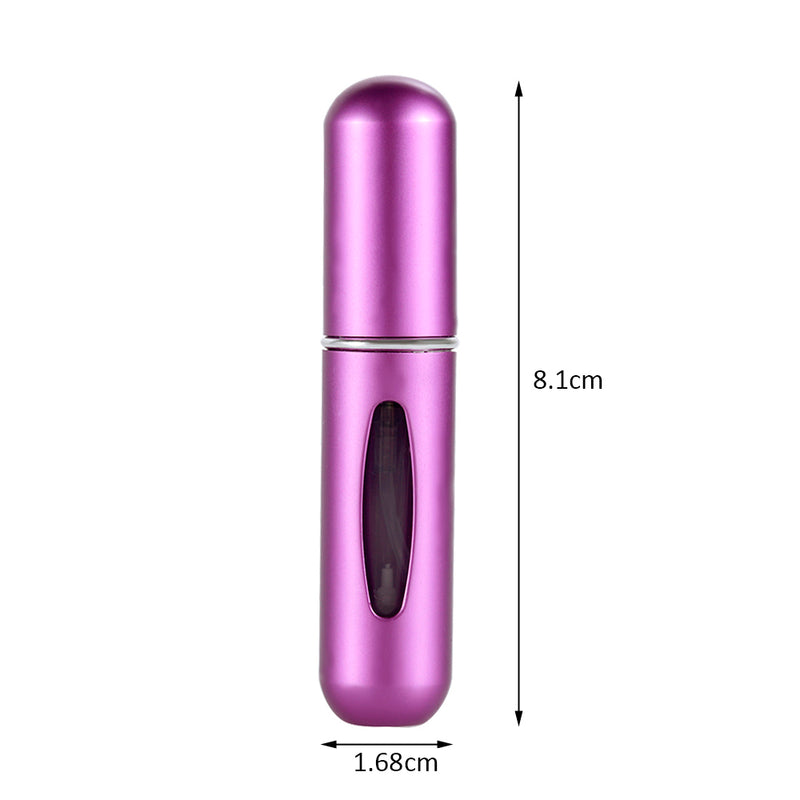 Perfume Bottle Portable Refillable Perfume Bottle with Spray Cosmetic Containers Atomizer for Travel Random Color Wholesale