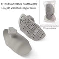 Guantes de gimnasio fortalecedores de agarre empuñaduras de palma de silicona cruciformes agarre de palma protección de manos para gimnasia ejercicio de levantamiento de pesas