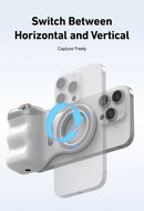 TELESIN-empuñadura magnética para cámara de teléfono, soporte para teléfono, ayuda de disparo, mango de Control remoto para Iphone, HUAWEI, SAMSUNG