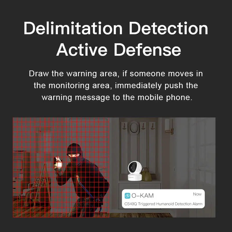 Vstarcam CS49Q 4MP HD Indoor Camera 5G Wireless Security PTZ Mini Cam 2Way Audio Infrared Vision Human Detection CCTV IP Camera