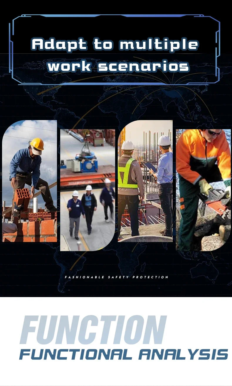 Steel Toe Shoes for Men Indestructible Work Boots Lightweight Safety Shoes Walking Anti-smash Anti-puncture Protective Sneakers