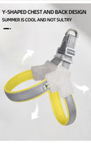 Arnés reflectante para perros pequeños y medianos, chaleco sin tirones, arnés para cachorros, correa para el pecho, Pug, Chihuahua, Bulldog, suministros