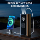 YIJU-bomba de aire recargable para coche, Inflador de neumáticos, compresor portátil, Inflador de neumáticos de coche inalámbrico Digital para bolas de bicicleta y motocicleta