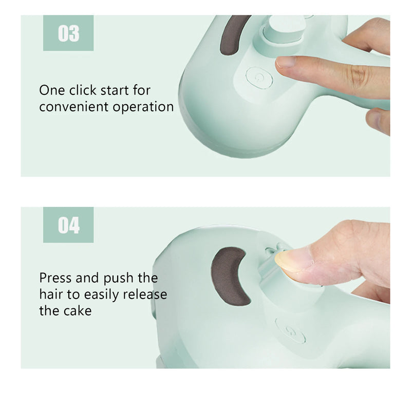 Peine de vapor para perros, cepillo de masaje para mascotas, carga USB, cabeza redonda segura, pulverizador de dientes suaves, peine de depilación Universal para gatos y perros