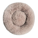 Round Dog Bed Winter Warm Cat Bed Plush Basket for Dog Washable Pet Bed for Small Medium Large Dog Sofa Cat