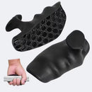 Guantes de gimnasio fortalecedores de agarre empuñaduras de palma de silicona cruciformes agarre de palma protección de manos para gimnasia ejercicio de levantamiento de pesas