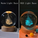 3D Crystal Ball Night Light Lamp Crystal Planet Laser Engraved Solar System Globe Astronomy Gift Birthday Glass Home Decoration