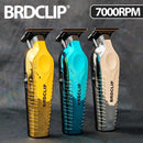 Professional BRDCLIP BRD636 Hair Trimmer Hair clipper 7000RPM 1200MAH DLC Blade Bald Hair Trimmer For Men Beard Trimming Machine