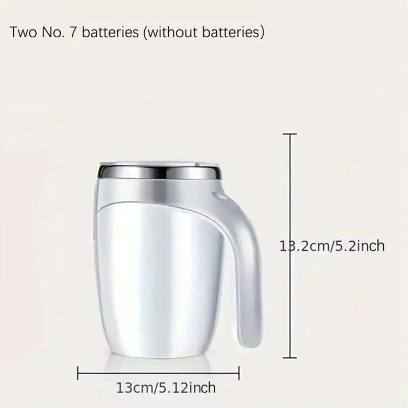 1pc Automatic mixing cup rechargeable magnetic coffee cup, waterproof automatic mixing cup, suitable for office/kitchen/travel.
