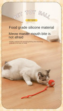 Cat Interactive Ball Training Self-moving Kitten Electric Cat Ball Toys Electronic Automatic Rolling Magic Ball Toys for Cat