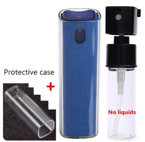 ✨ 2-in-1 Microfiber Screen Cleaner & Spray Bottle