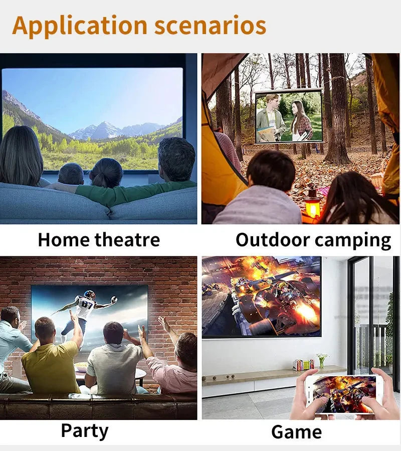 Mini Portable YG300 LED Outdoor Mini HD 1080P Mobile Projector Children's Projector Ultra-clear Mini Portable Projector