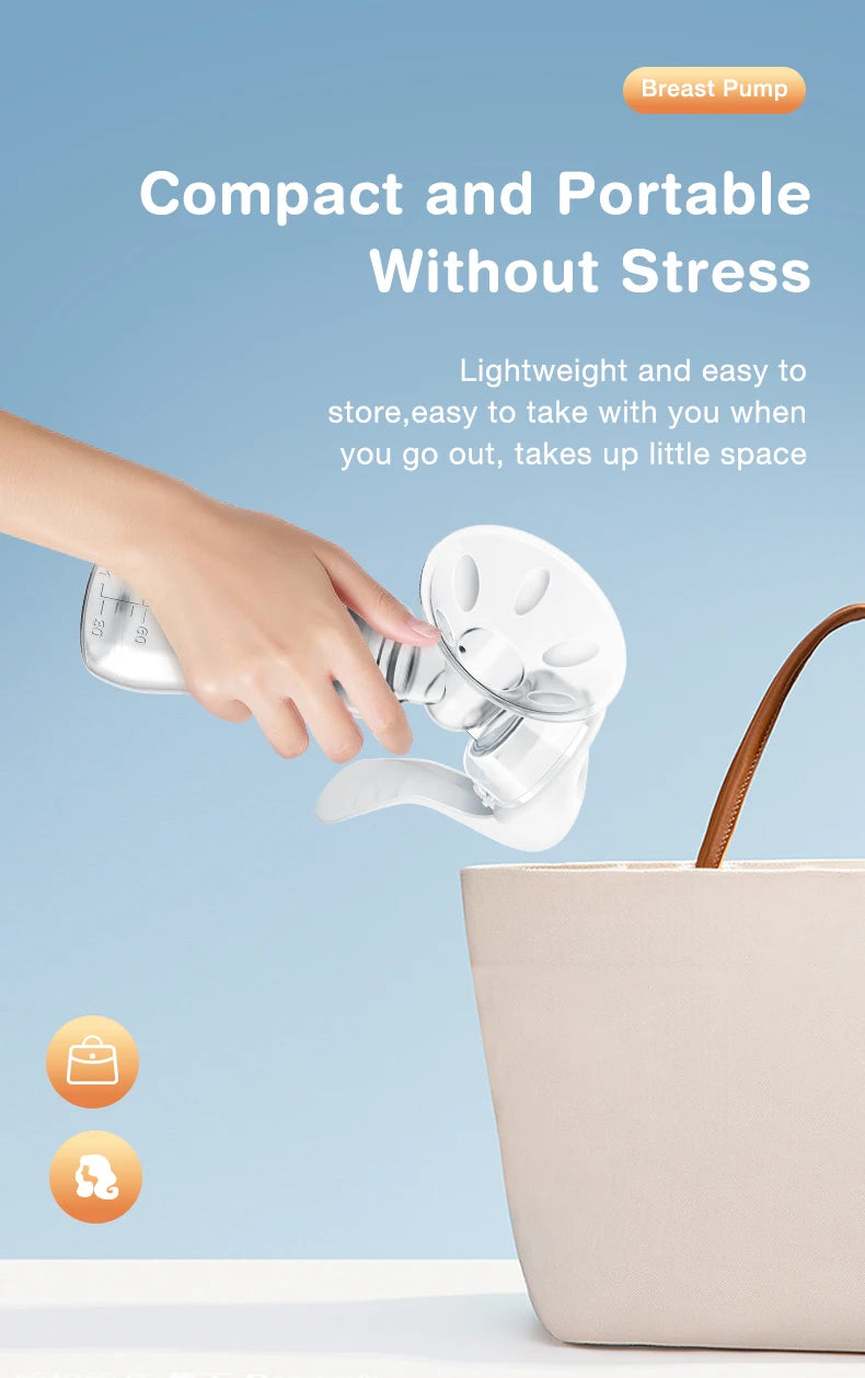 Dr.isla Breast Pump Baby Nipple Manual Suction Milk Pump Feeding Breasts Pumps Milk Bottle Sucking Postpartum Supplies BPA Free