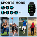 Smartwatch Dial to Answer Calls Calorie Tracking Heart Rate Blood Oxygen Monitoring Bluetooth Smart Watch